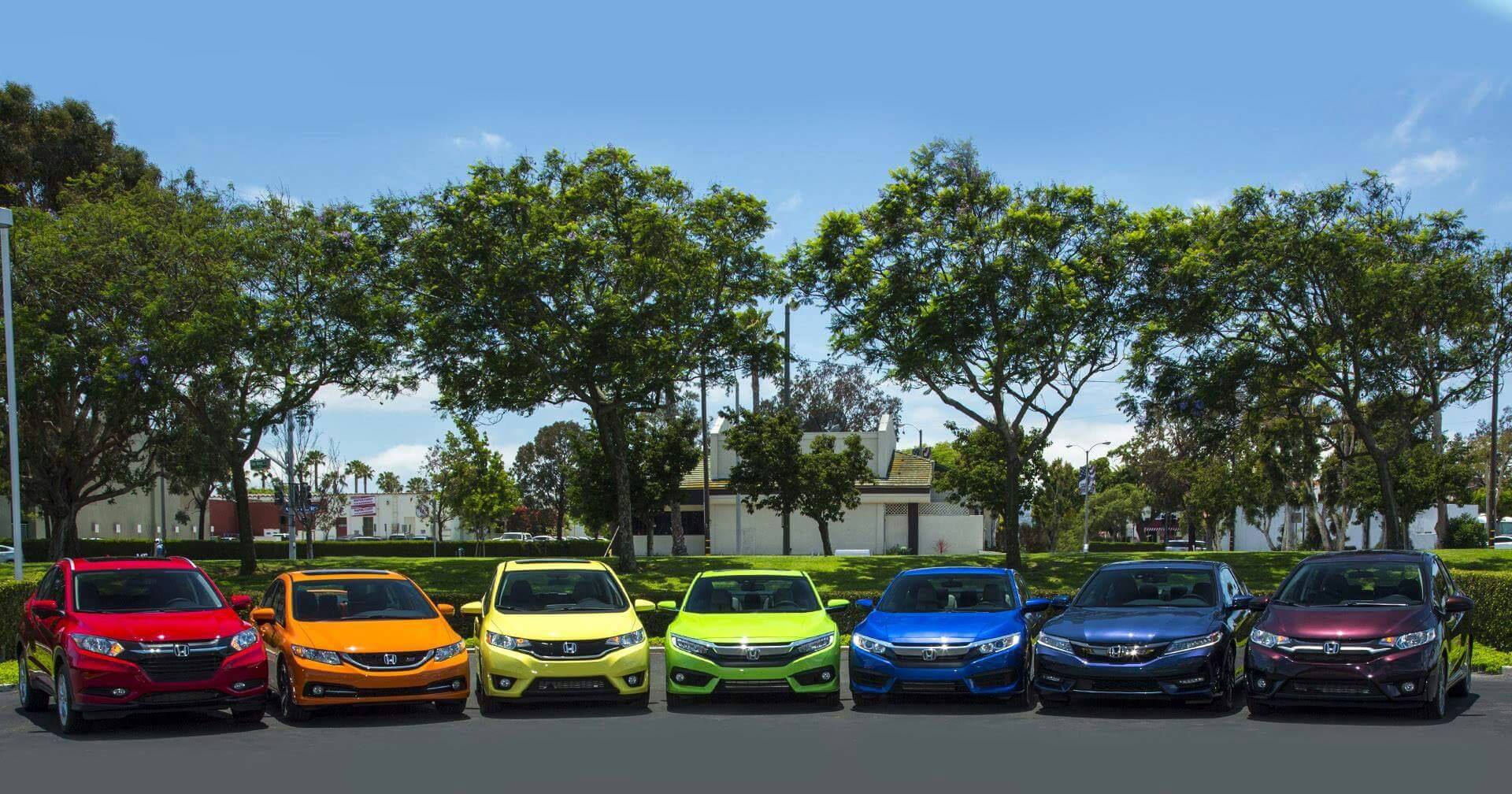 Honda celebrates diversity in color as well as lifestyle.