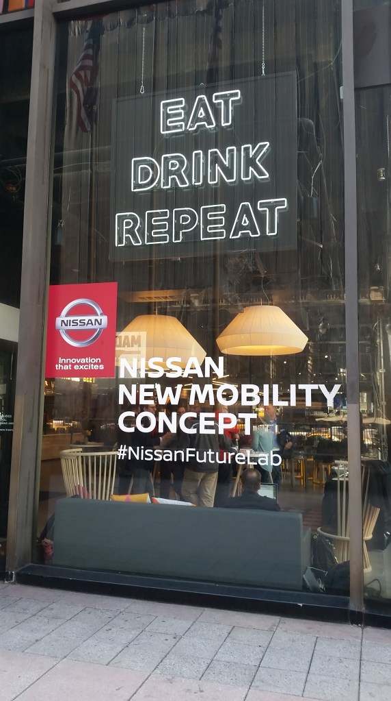 Nissan invited journalists to experience a new mobility concept vehicle.