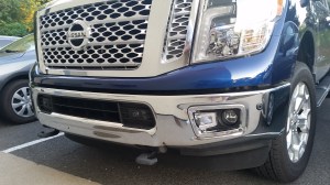 Nissan Titan XD features On/Off headlights, with integrated DRL's, Fog lights, and LED lighting.