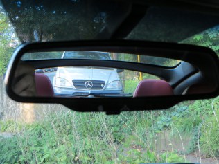 The rear window in the hatch of the Hyundai Veloster gives a clear view of what is behind you.