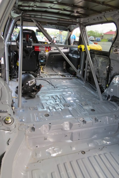 Toyota Sienna R-Tuned, stripped and caged for racing the One Lap America 2016 series