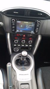 Subaru BRZ touch screen info center is not as intuitive as it could be.