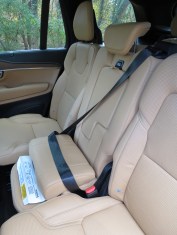 Volvo XC 90 features a pop up child's seat in the center of the 2nd row