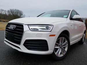 The Audi Q3 the smallest of their SUV's