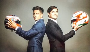 Jaguar Formula E Drivers Mitch Evans and Nelson Piquet Jr.