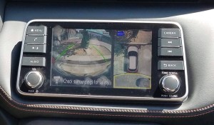 Nissan Kicks 7 inch screen with an all around camera.