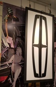 The Lincoln Logo at the NYC revel of the Continental