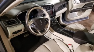 The cockpit for the Lincoln Continental.