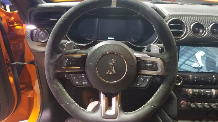 steering wheel for the 2020 ford mustang cobra