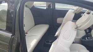 Fiat 500 Lounge Rear Seat Entry