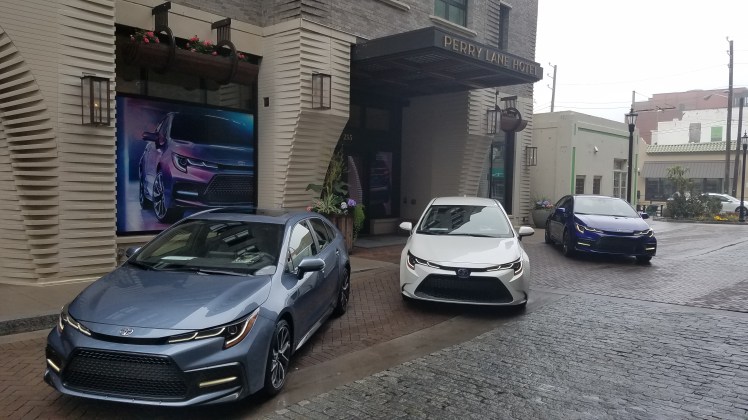 2020 Toyota Corolla comes in L, LE, SE, XLE and XSE Trim levels at the Perry Lane Hotel in Savannah GA.