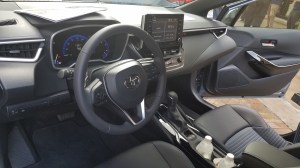 The dash on a 2020 Toyota Corolla XSE