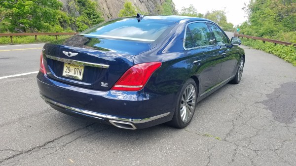 Rear of the Genesis G90