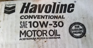 Havoline Motor Oil from Chevron with API Starburst