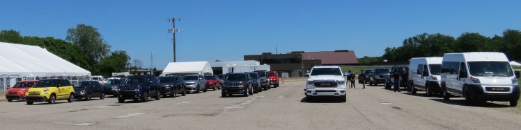 FCA Vehicles line up