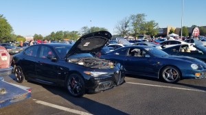 Alfa Romeo Giulia at Lafayette CO Cars and Coffee Aug 2019