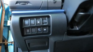Subaru Crosstrek dash switches