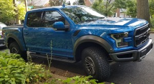 2019 Ford Raptor Pickup in Velocity Blue