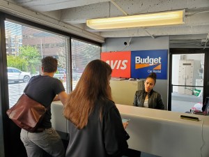 Rental Car Desk for Avis Budget