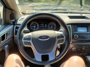 Steering wheel of the 2019 Ford Ranger XLT 4X4