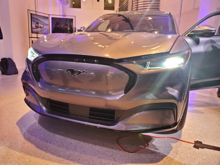 Ford Mach-E front Grill at the Nov 2019 NYC Media Launch