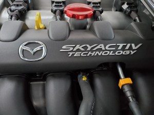 Mazda MX5 Miata Engine with Red MX5 Oil Cap