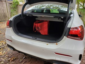 Mercedes Benz A 200 Trunk