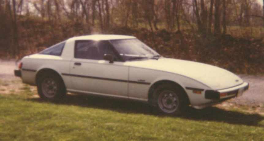 White 1979 Mazda RX7 GS