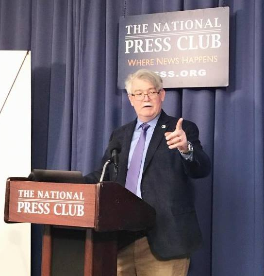 William West Hopper at the National Press Club in Washington DC