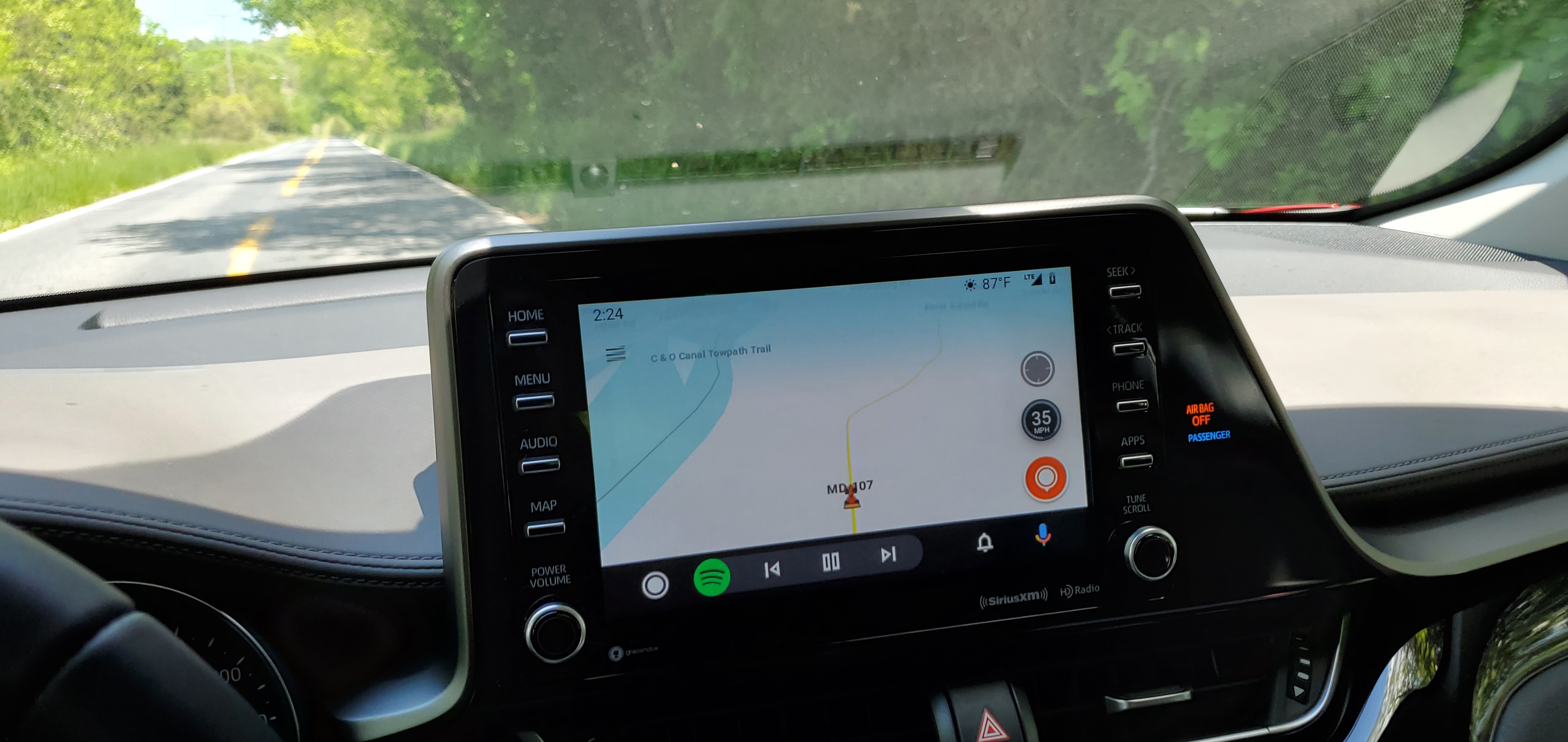 Toyota CHR Center Screen