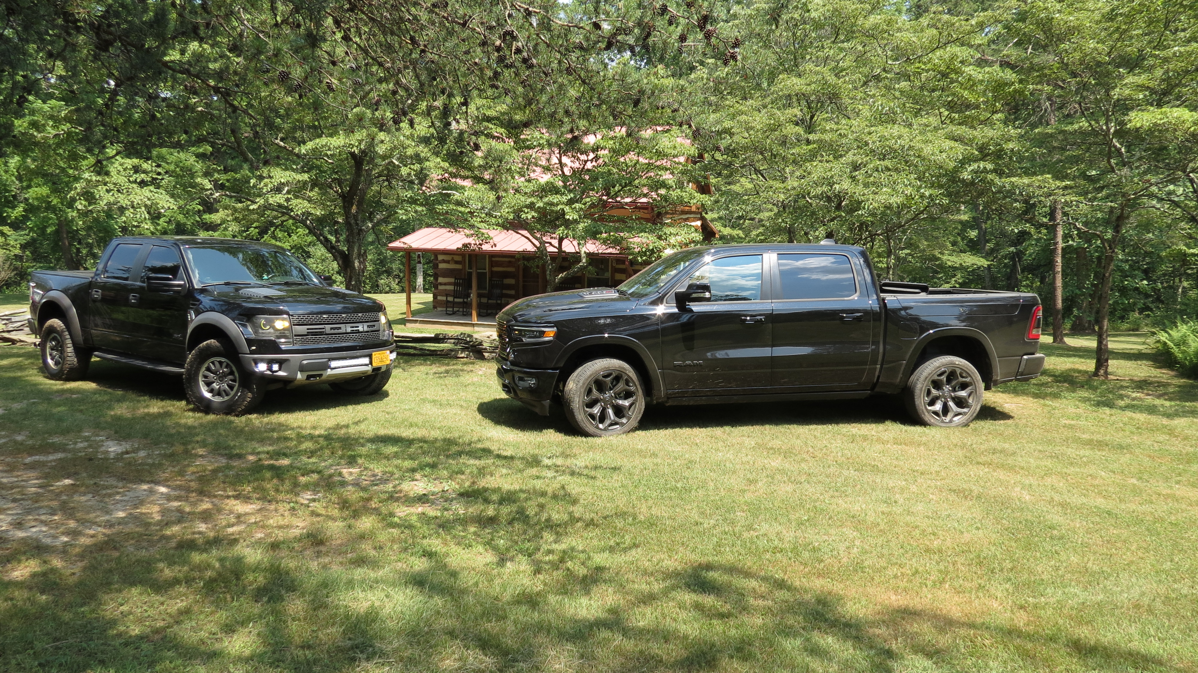 Ram 1500 and early Ford Raptor