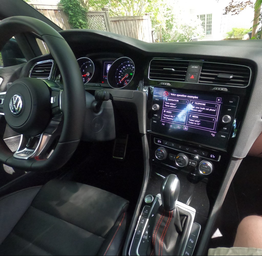 2020 VW GTI Center Console Right side view