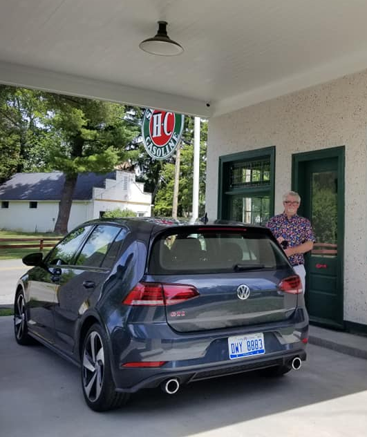 William West Hopper with the 2020 VW GTI