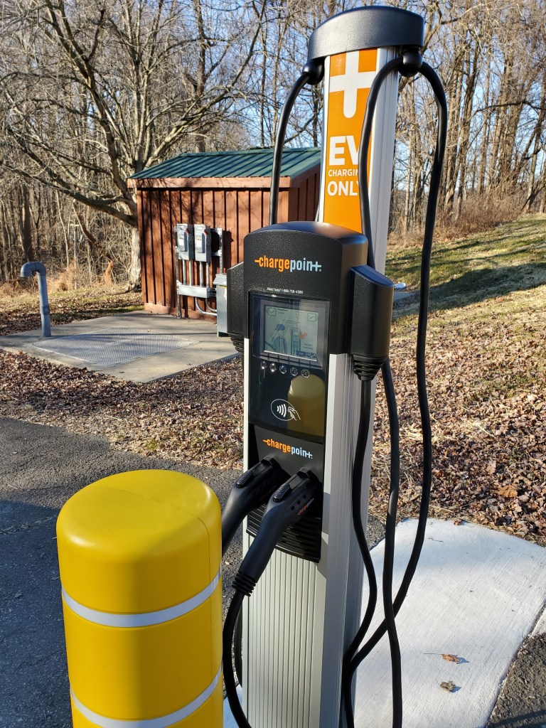 Chargepoint EV Charger at Conowingo Swimming Pool in Harford County MD