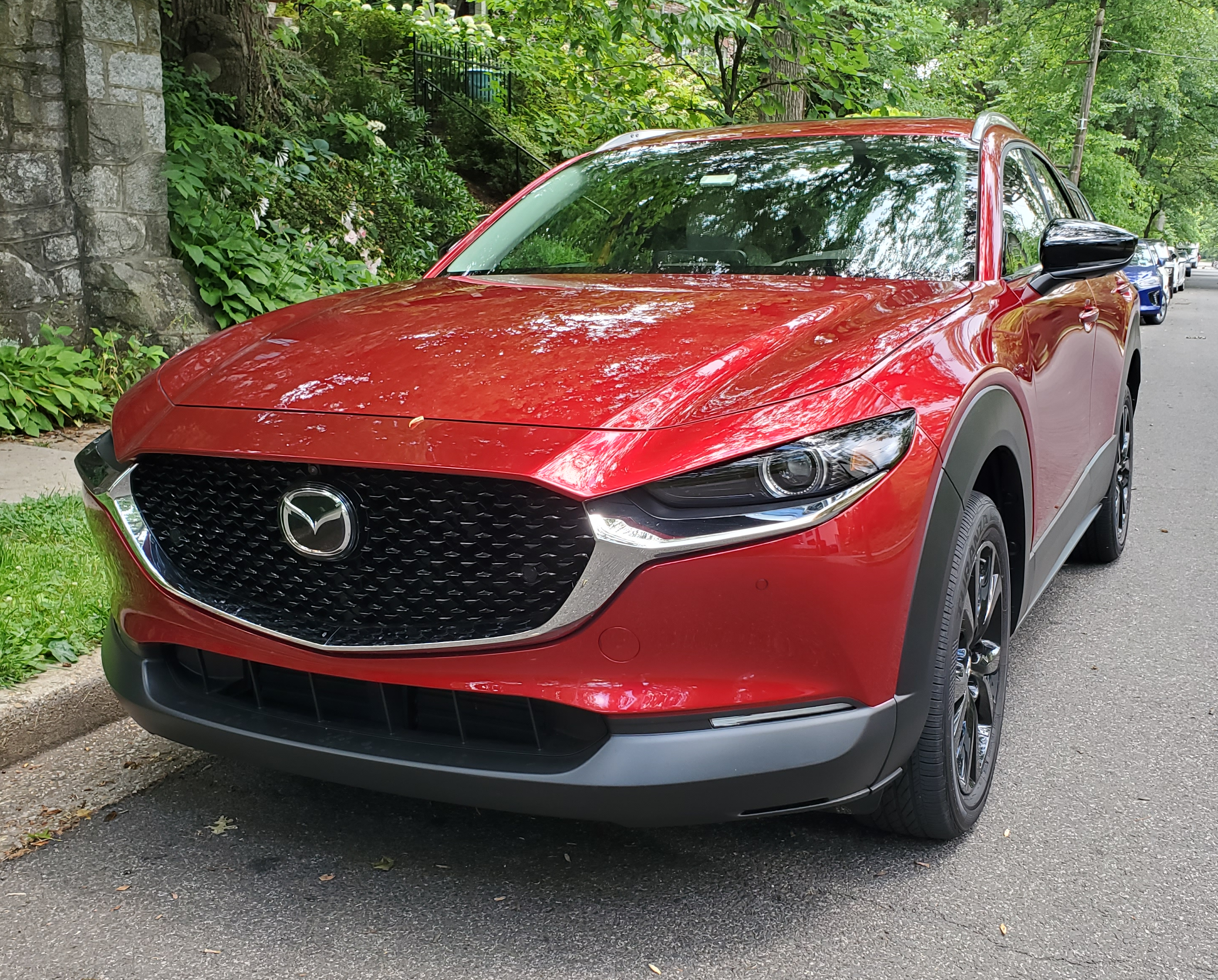 2021 mazda cx30 in soul red crystal metallic
