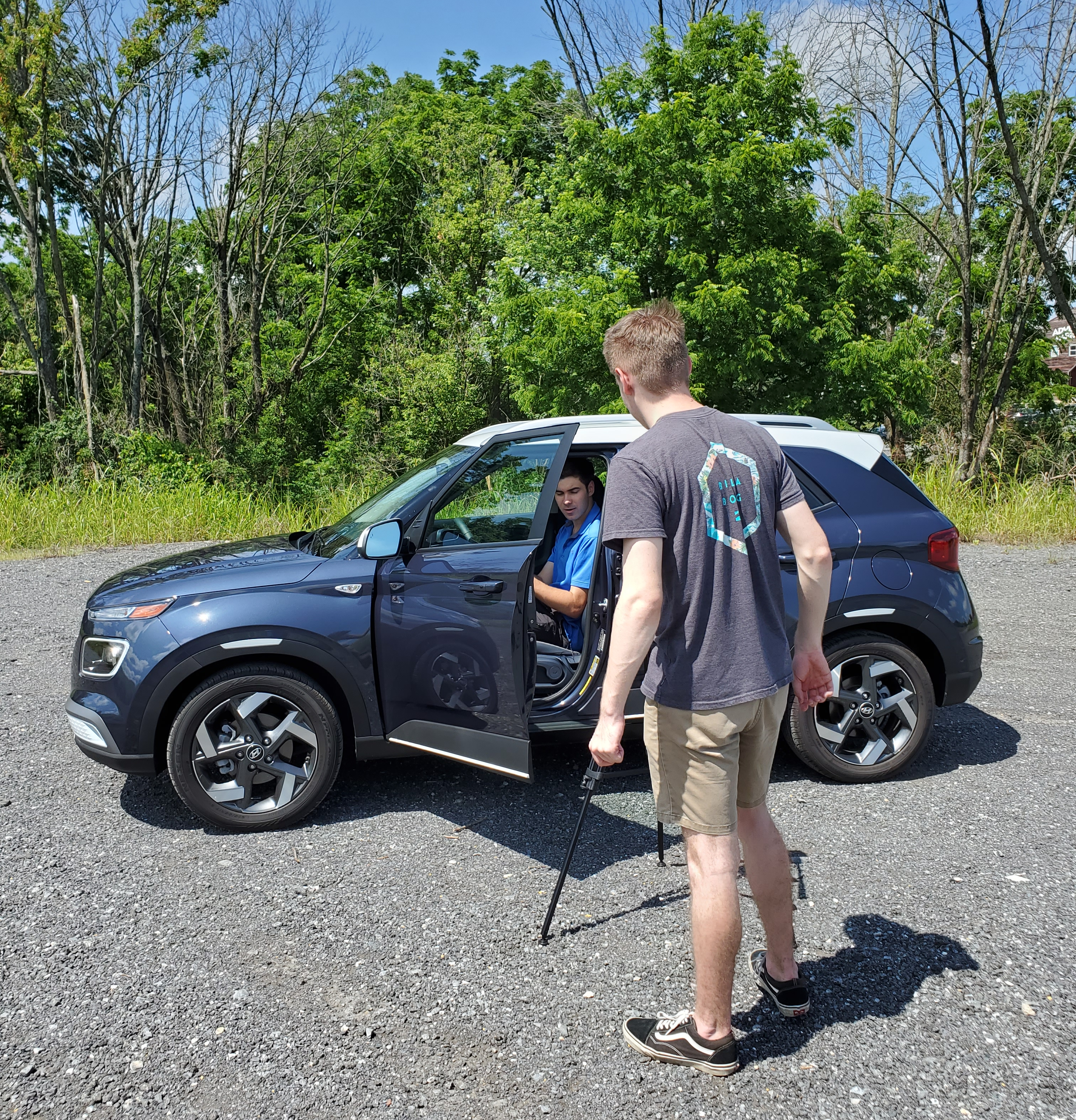 two guys and a denim edition hyundai venue