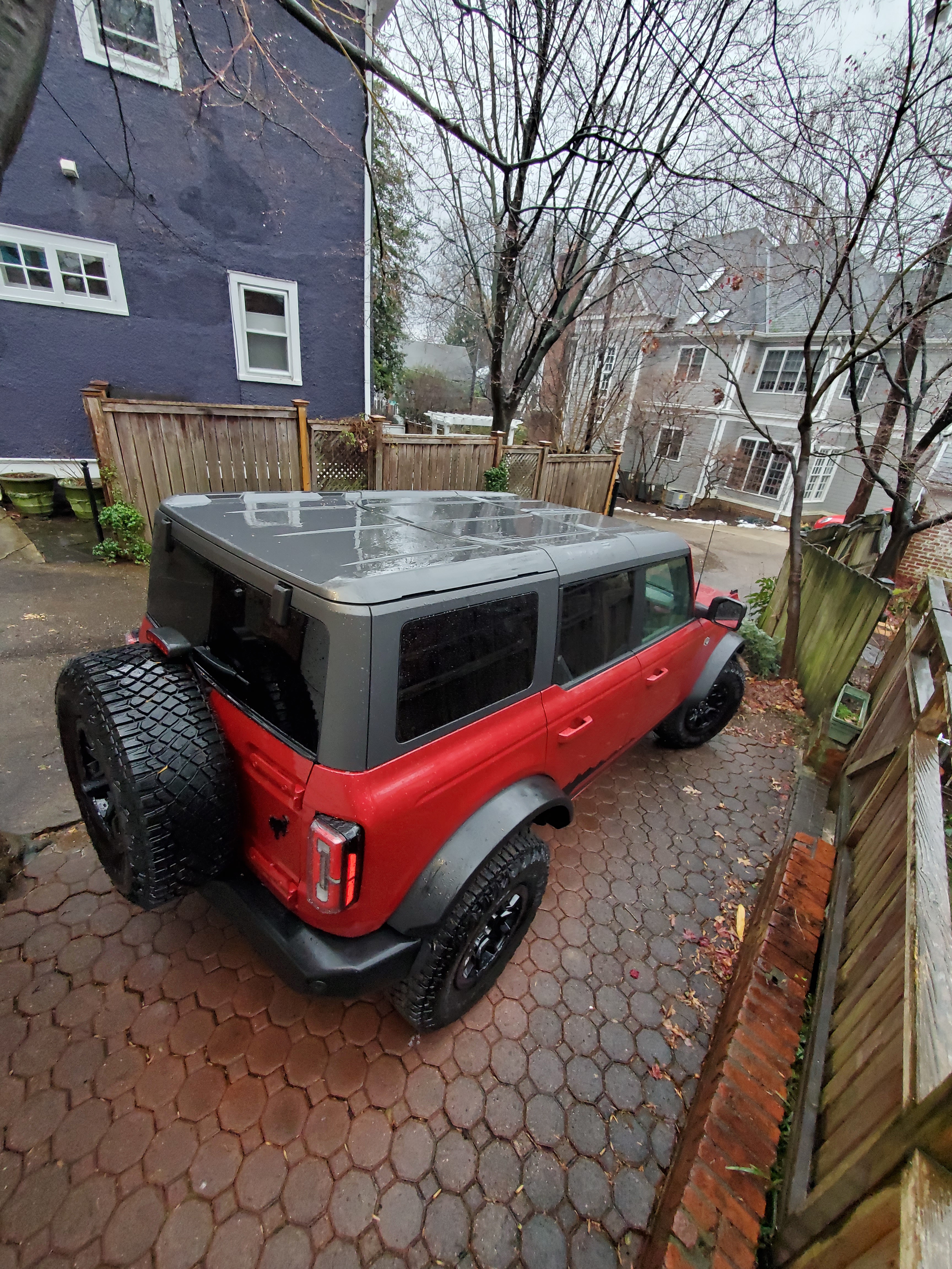 Hard top view of the Ford Bronco