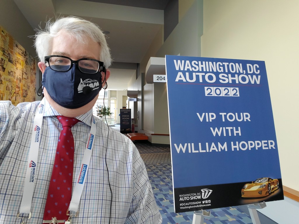 William West Hopper VIP Tour Guide at the Washington DC Auto Show