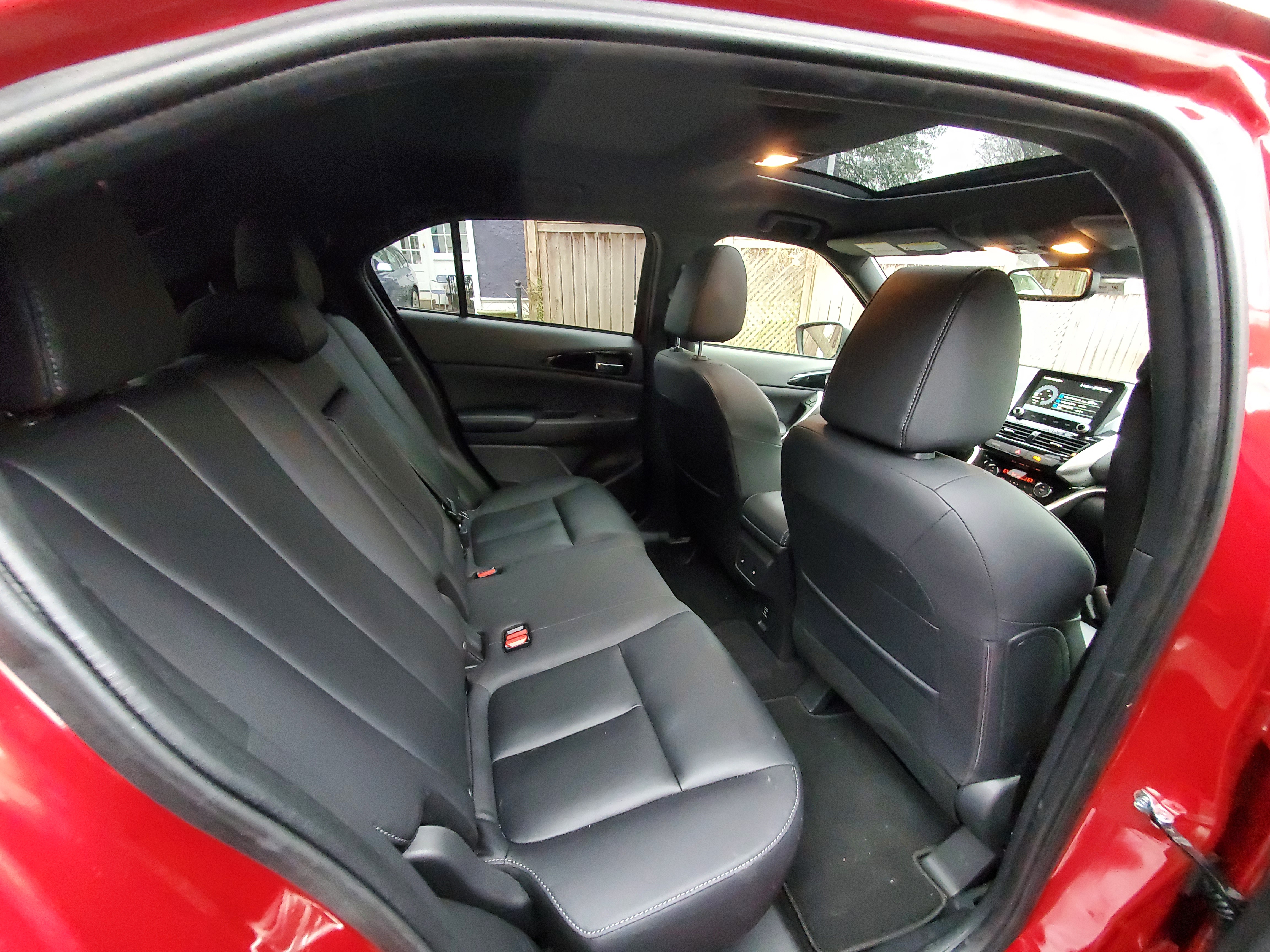 mitsubishi eclipse cross rear seats